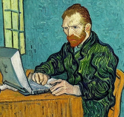Van Gogh am Computer